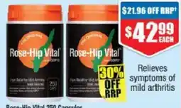 Chemist Warehouse Rose-Hip Vital 250 Capsules offer