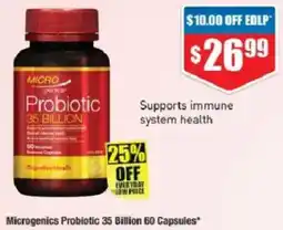 Chemist Warehouse Microgenics Probiotic 35 Billion offer