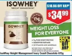 Chemist Warehouse IsoWhey Weight Management offer