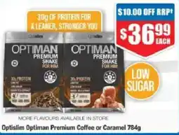 Chemist Warehouse Optislim Optiman Premium Shake for Him offer