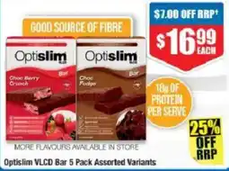 Chemist Warehouse Optislim VLCD Bar 5 Pack Assorted Variants offer