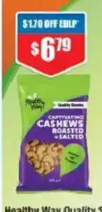 Chemist Warehouse Healthy Way Quality Cashews Roasted & Salted offer