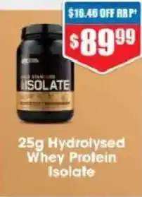 Chemist Warehouse Hydrolysed Whey Protein Isolate offer