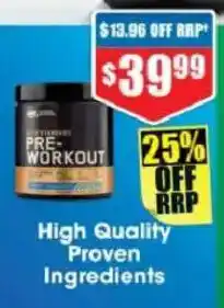 Chemist Warehouse Pre-Workout offer
