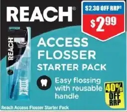 Chemist Warehouse Reach Access Flosser Starter Pack offer