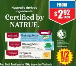 Chemist Warehouse Red Seal Toothpaste 100g Assorted Variants offer