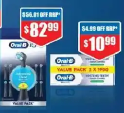 Chemist Warehouse Oral B Advanced Clean Value Pack offer
