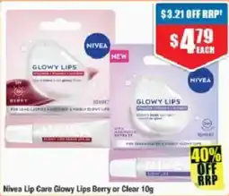 Chemist Warehouse Nivea Lip Care Glowy Lips offer