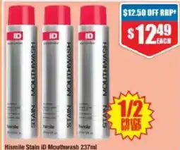 Chemist Warehouse Hismile Stain ID Mouthwash offer