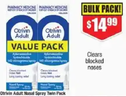 Chemist Warehouse Otrivin Adult Nasal Spray Twin Pack offer