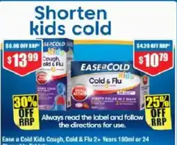 Chemist Warehouse Ease a Cold Kids Cold & Flu offer