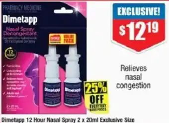 Chemist Warehouse Dimetapp Nasal Spray Decongestant offer