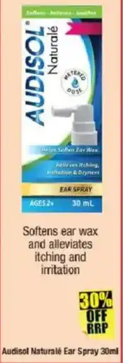 Chemist Warehouse Audisol Naturale Ear Spray offer