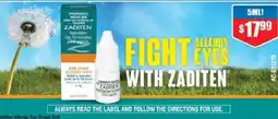 Chemist Warehouse Zaditen Allergy Eye Drops offer
