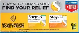 Chemist Warehouse Strepsils Honey & Lemon or Orange offer