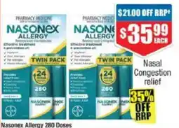Chemist Warehouse Nasonex Allergy offer