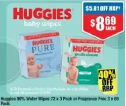 Chemist Warehouse Huggies baby wipes offer