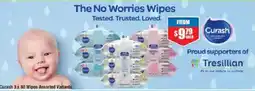 Chemist Warehouse Curash Wipes Assorted Variants offer