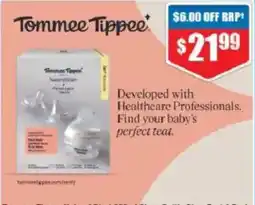 Chemist Warehouse Tommee Tippee NaturalStart Perfectly Flow Teats offer