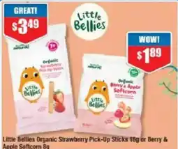 Chemist Warehouse Little Bellies Organic Strawberry Pick-Up Sticks offer