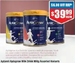 Chemist Warehouse Aptamil Aptagrow Milk Drink 900g Assorted Variants offer