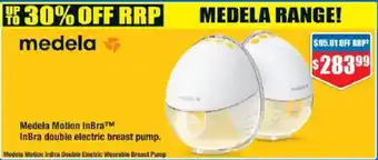 Chemist Warehouse Medela Motion InBra Double Electric Wearable Breast Pump offer