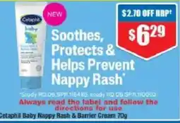 Chemist Warehouse Cetaphil Baby Nappy Rash & Barrier Cream offer
