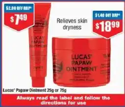 Chemist Warehouse Lucas' Papaw Ointment offer