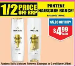 Chemist Warehouse Pantene Daily Moisture Renewal Shampoo or Conditioner offer