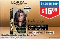 Chemist Warehouse L'Oréal Paris Préférence Hair Colour offer