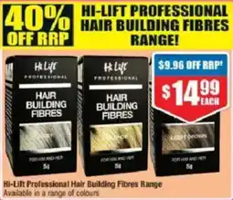 Chemist Warehouse Hi-Lift Professional Hair Building Fibres offer