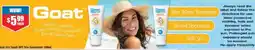 Chemist Warehouse Goat Dry Touch SPF 50+ Sunscreen offer