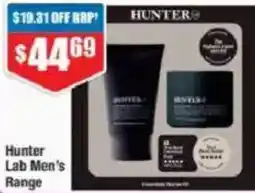 Chemist Warehouse Hunter Lab Men's Range offer