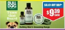 Chemist Warehouse Bulldog Men's Grooming Range offer