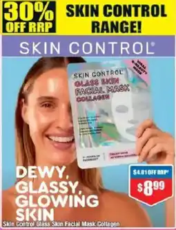 Chemist Warehouse Skin Control Glass Skin Facial Mask Collagen offer