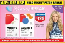Chemist Warehouse Hero Mighty Patch The Original or Variety Pack offer