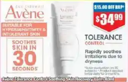 Chemist Warehouse Avene Tolerance Control Soothing Skin Recovery Balm offer