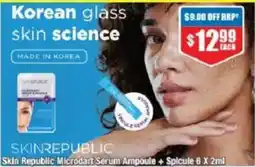 Chemist Warehouse Skin Republic Microdart Serum Ampoule + Spicle 6 X 2ml offer