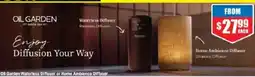 Chemist Warehouse Oil Garden Waterless Diffuser or Home Ambience Diffuser offer