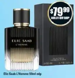 Chemist Warehouse Elie Saab L'Homme edp offer
