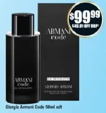 Chemist Warehouse Giorgio Armani Code offer