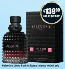 Chemist Warehouse Valentino Uomo Born In Roma Intense edp offer