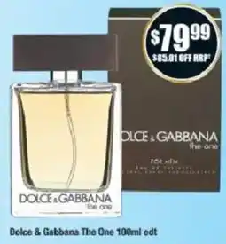 Chemist Warehouse Dolce & Gabbana The One offer