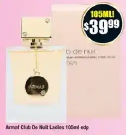 Chemist Warehouse Armaf Club De Nuit Ladies 105ml edp offer