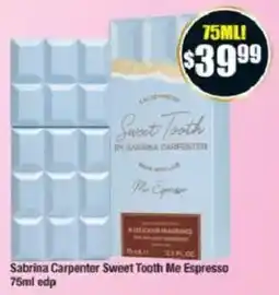 Chemist Warehouse Sabrina Carpenter Sweet Tooth Me Espresso offer