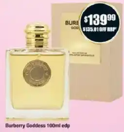 Chemist Warehouse Burberry Goddess edp offer