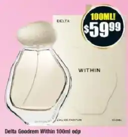 Chemist Warehouse Delta Goodrem Within 100ml edp offer