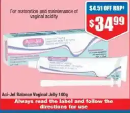 Chemist Warehouse Aci-Jel Balance Vaginal Jelly offer