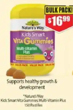 Chemist Warehouse Nature's Way Kids Smart Vita Gummies Multi-Vitamin Plus offer