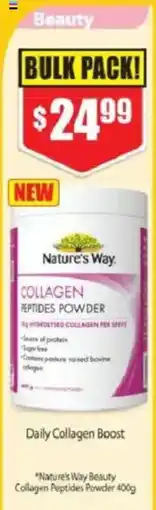 Chemist Warehouse Nature's Way Collagen Peptides Powder offer